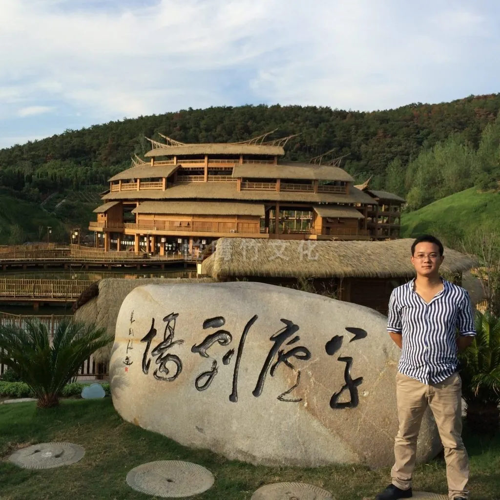 襄阳隆中草庐剧场竹作工程 现场照片