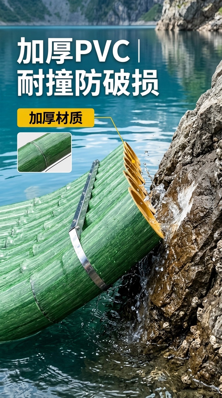 PVC 仿竹观光竹筏 产品详情图3|景区观光载客竹筏