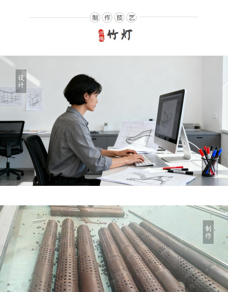 镂空圆竹竿灯 细节图3|镂空圆竹竿灯