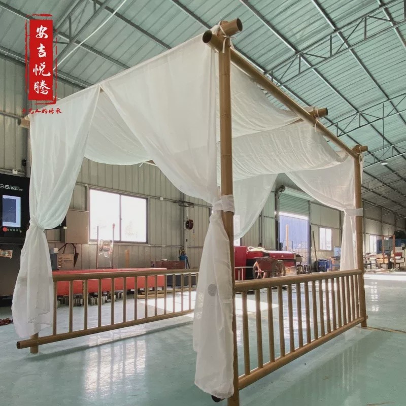 筏上竹亭·网红纱幔竹筏 实拍图