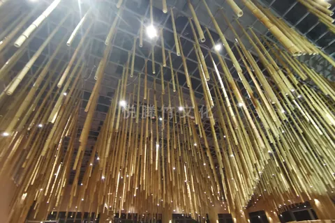竹编穹顶空间 · 商业场景