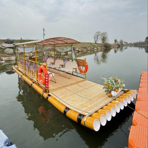 定制 PVC 竹筏船|悦腾竹文化 实拍图 3