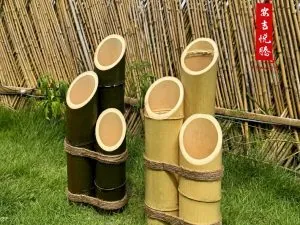 户外竹筒灯(太阳能防水)|悦腾竹文化